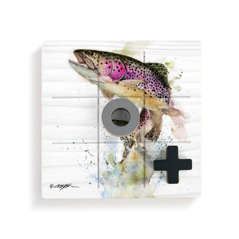 Rainbow Trout Tic Tac Toe Game